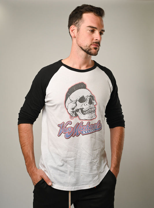 Skull Baseball Tee